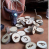 Set de 25 runes celtes